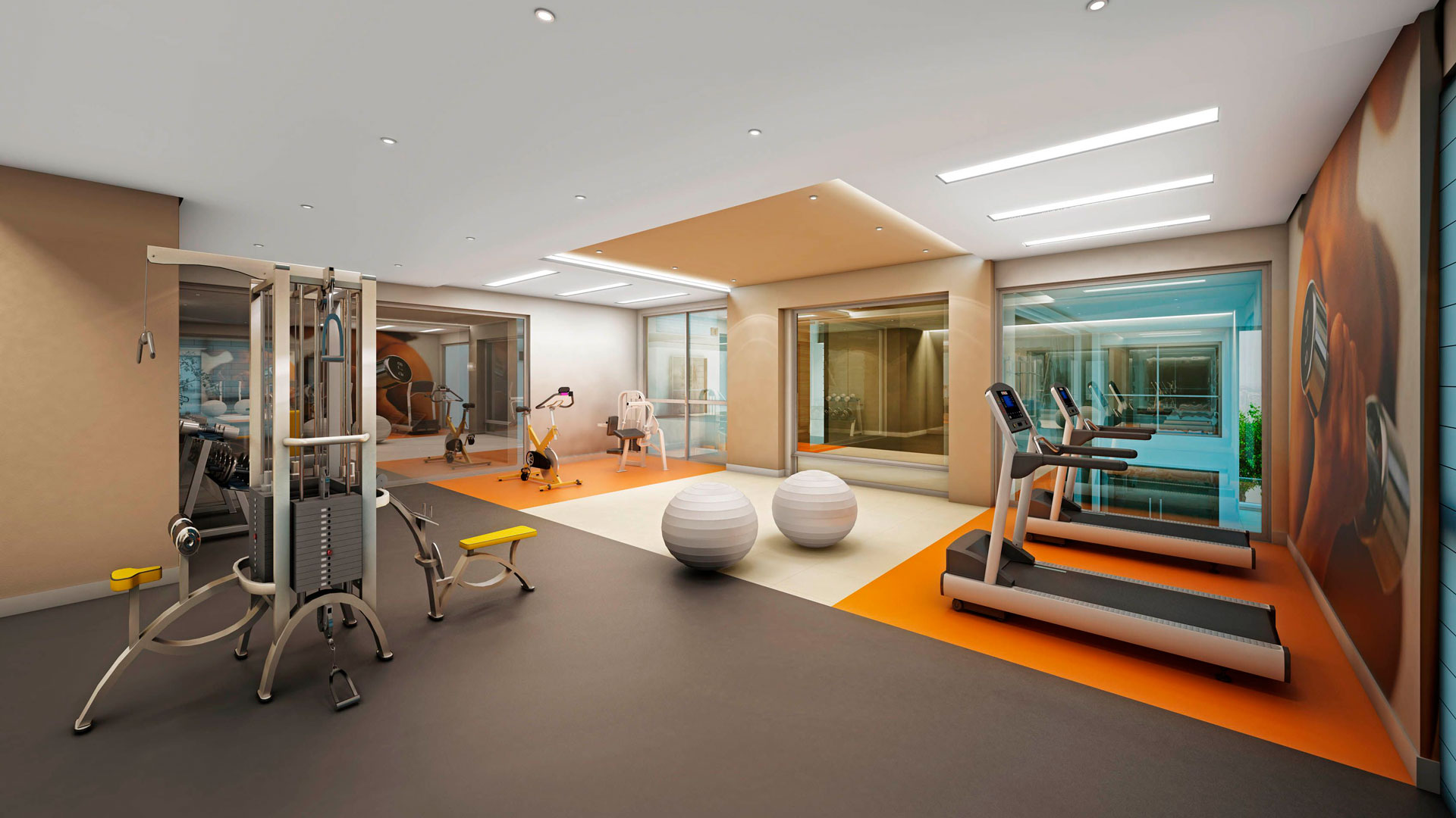 Gimnasio DreamFit Zaragoza  Arquitetura de academia, Arquitetura